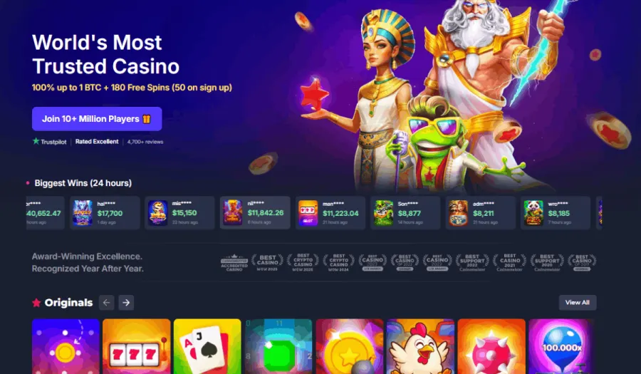 5 Best Crypto Casinos Ranked - Top Bitcoin Gambling Sites Worth Trying in 2026