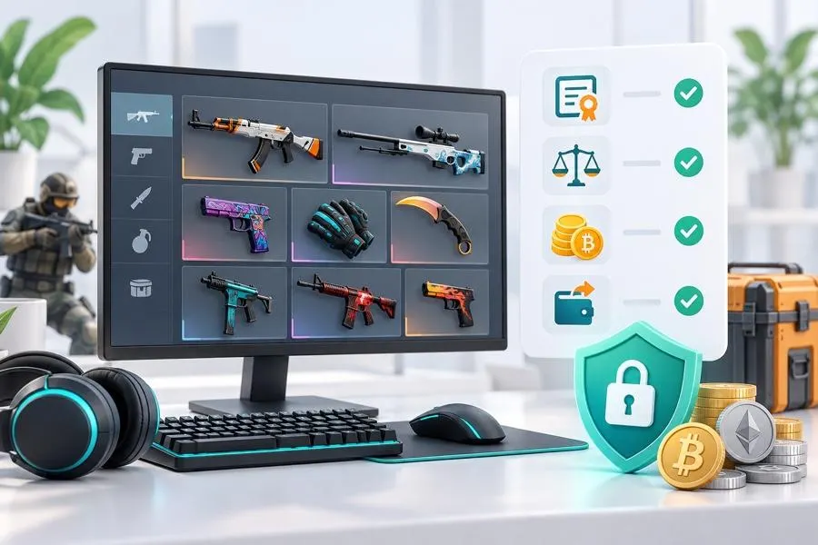 CS2 skin gambling sites: a crypto user’s safety checklist