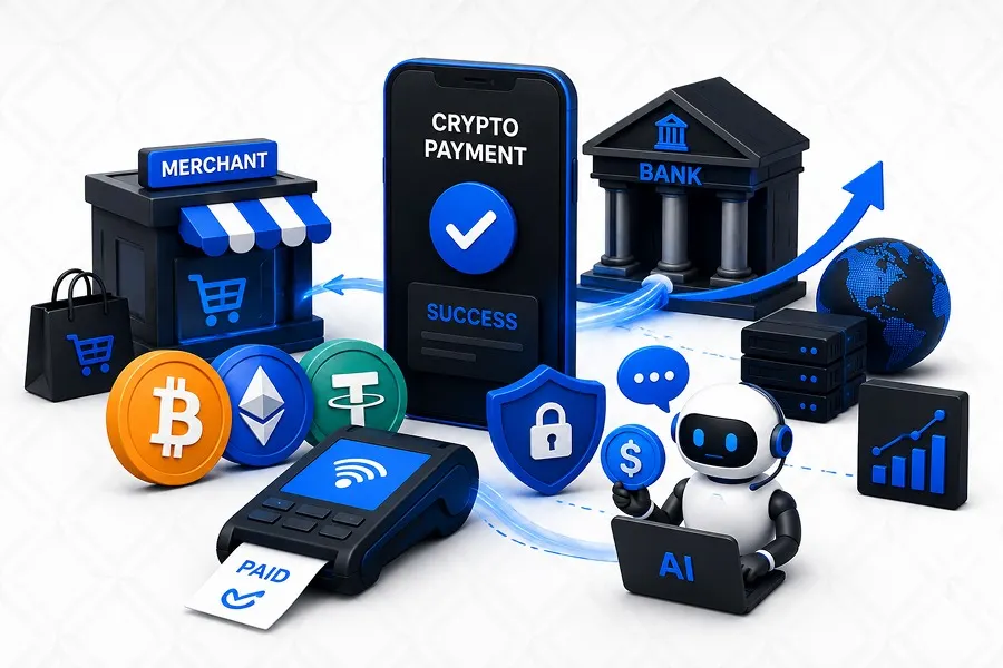 Crypto Payments Are Moving From Experiment to Infrastructure: Bitcoin Merchants, Stablecoins, Banks and AI Agents
