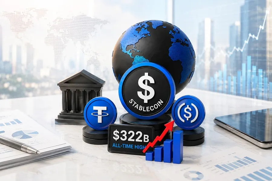 Stablecoin Market Hits $322 Billion as Polygon, Sui, MoneyGram, and Tether Expand Blockchain Payments