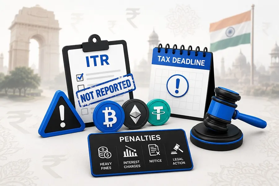 What Happens If You Don't Report Crypto In ITR?