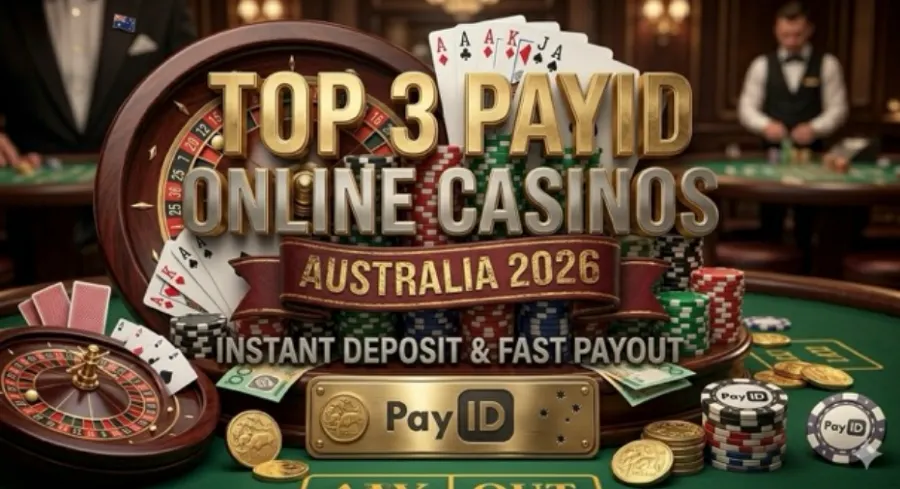 Top 3 PayID Casino Brands Australia 2026 - Instant Deposit & Fast Payout