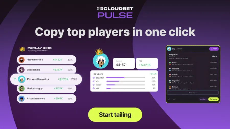 Cloudbet Launches Pulse: A Social Betting Feed Built for the FIFA World Cup