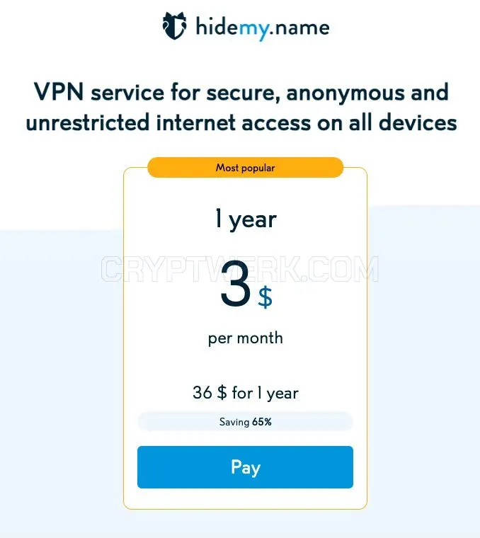 1 year VPN