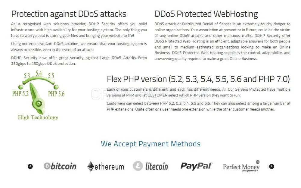 DDos Protected Hosting