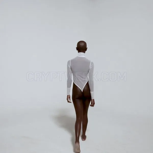 FUCK BODYSUIT SHEER MESH WHITE