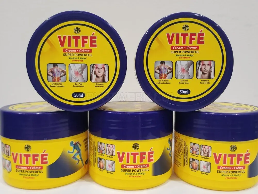 Vitfe – Pain Relief Cream (back pain, headaches, joints, and more)