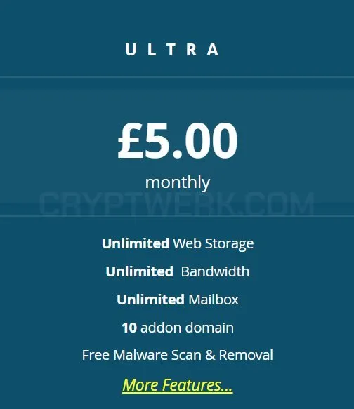 Website Hosting - Ultra